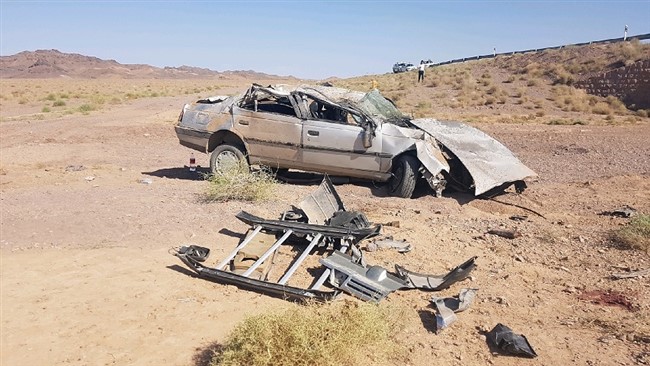 حادثه رانندگی در محور بجستان به گناباد،منجر به قطع دست یک کودک شد.