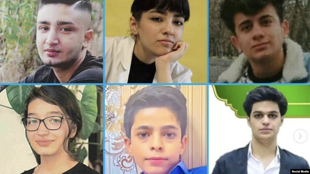 تصاویر منتشر شده از برخی کودکانی که در اعتراضهای ایران کشته شدهاند.